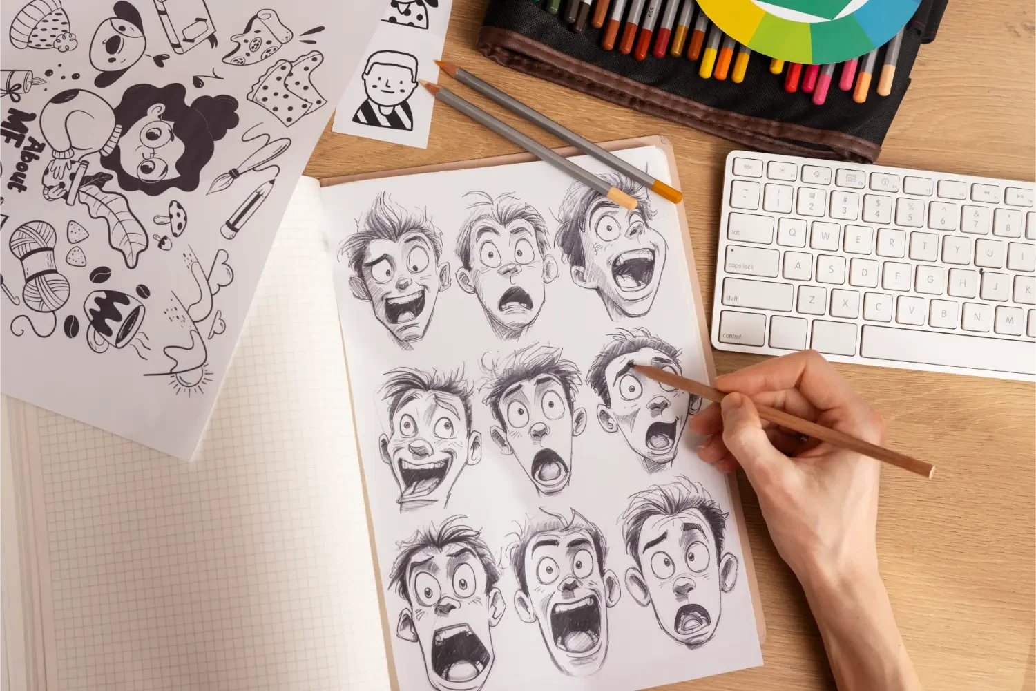 تعلم رسم الكاريكاتير