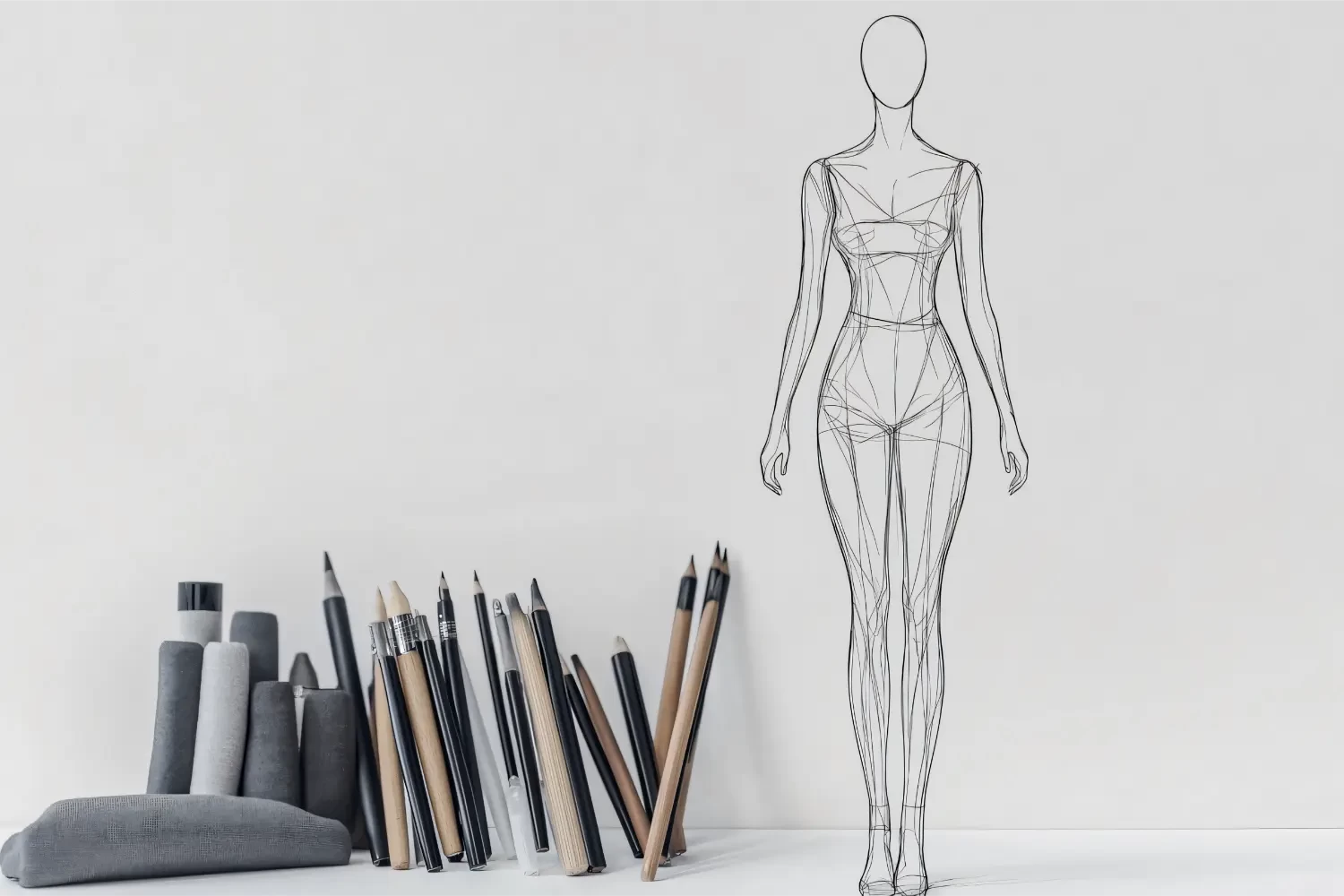 رسم جسم الانسان